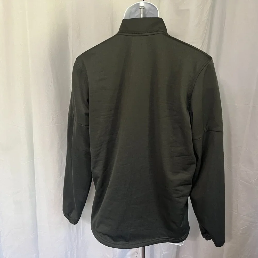 🏋️ Under Armour Men’s ColdGear 1/2 Zip Pullover Jacket Dark Green Medium M EUC